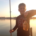 Kids really enjoy catching sunfish from our docks.  There is always alot of excitement.  